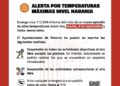 Paterna activa la alerta naranja por altas temperaturas y suspende la actividad al aire libre 11 Paterna activa la alerta naranja por altas temperaturas y suspende la actividad al aire libre