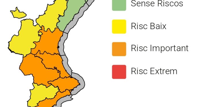 Emergencias amplía las alertas por calor y tormentas