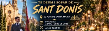 Lo Rat Penat prepara los actos del 9 de Octubre con un Te Deum solemne en El Puig y la tradicional Cena de San Donis