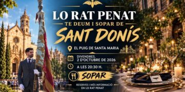 Lo Rat Penat prepara los actos del 9 de Octubre con un Te Deum solemne en El Puig y la tradicional Cena de San Donis