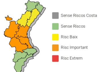 El Ayuntamiento de Valéncia activa el protocolo de emergencia por alerta naranja y suspende clases e instalaciones municipales