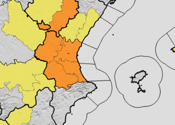 La AEMET activa el aviso naranja por intensas lluvias y tormentas para este miércoles en la Comunitat Valenciana 14 La AEMET activa el aviso naranja por intensas lluvias y tormentas para este miércoles en la Comunitat Valenciana