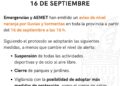 Alboraya decreta el cierre de parques y suspende actividades al aire libre tras activarse el aviso naranja por fuertes lluvias y tormentas