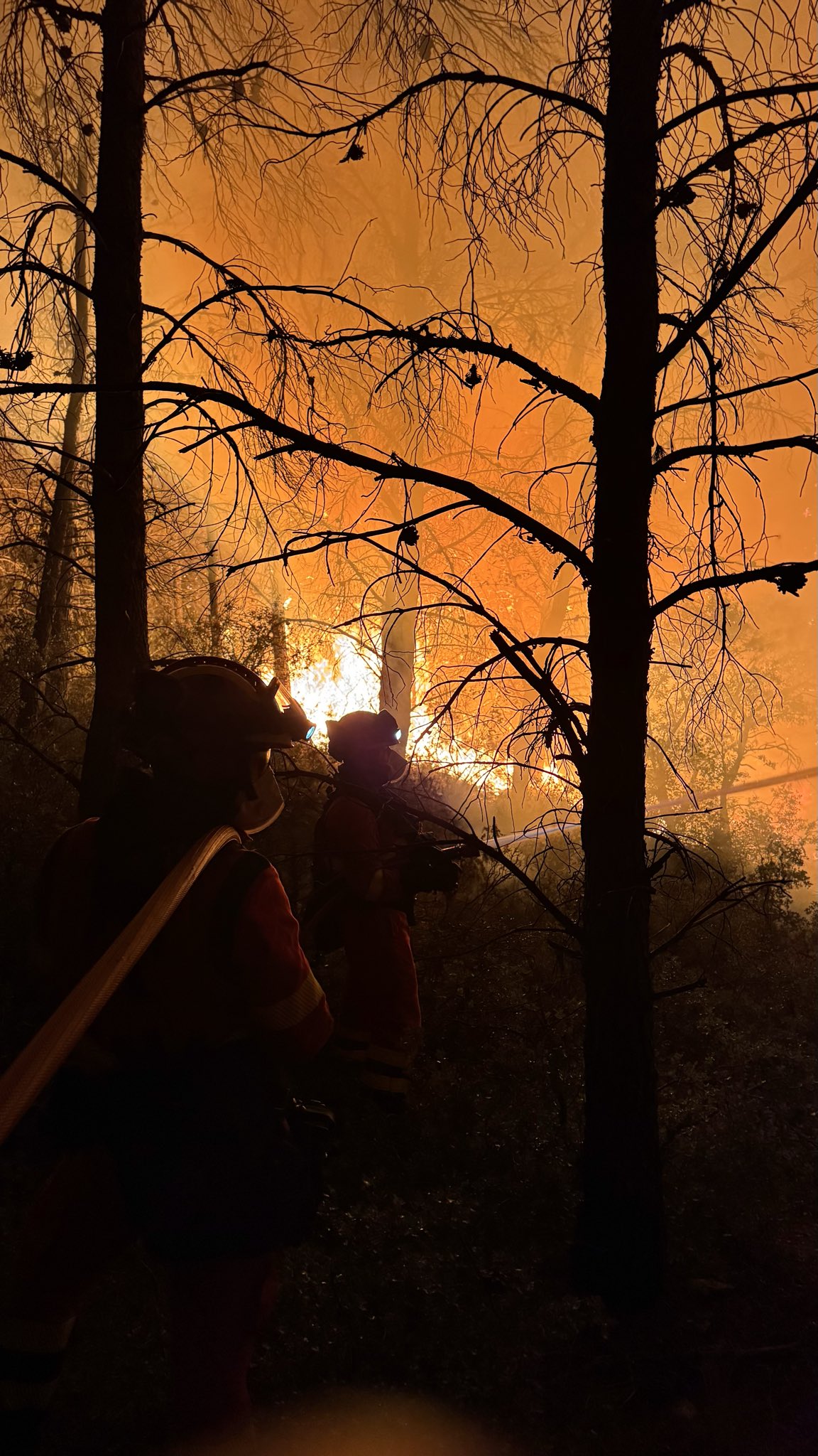 El incendio de Tuéjar supera las 1.000 hectáreas calcinadas y ya deja 2 bomberos heridos 3 HSUZe4MXUAAEzsz