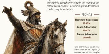 La Iglesia Museo de San Juan del Hospital conmemora el 750 aniversario de Jaime I con visitas guiadas especiales