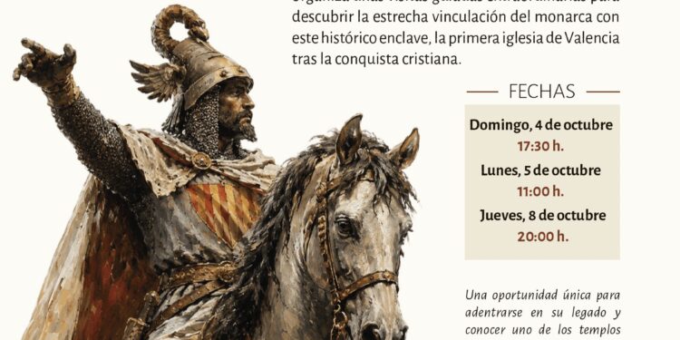 La Iglesia Museo de San Juan del Hospital conmemora el 750 aniversario de Jaime I con visitas guiadas especiales 1 La Iglesia Museo de San Juan del Hospital conmemora el 750 aniversario de Jaime I con visitas guiadas especiales