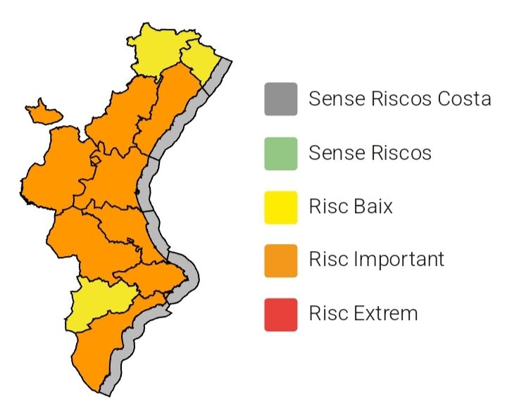 Emergencias amplia las alertas y el horario. Hoy desde las 14h. 1 Emergencias amplia las alertas y el horario. Hoy desde las 14h.