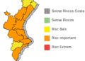 Nuevo boletín de alertas meteorológicas para esta tarde-noche de Emergencias Generalitat Valenciana