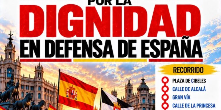Sociedad Civil Española convoca la «2.ª Marcha por la Dignidad» en Madrid este sábado 26 de septiembre