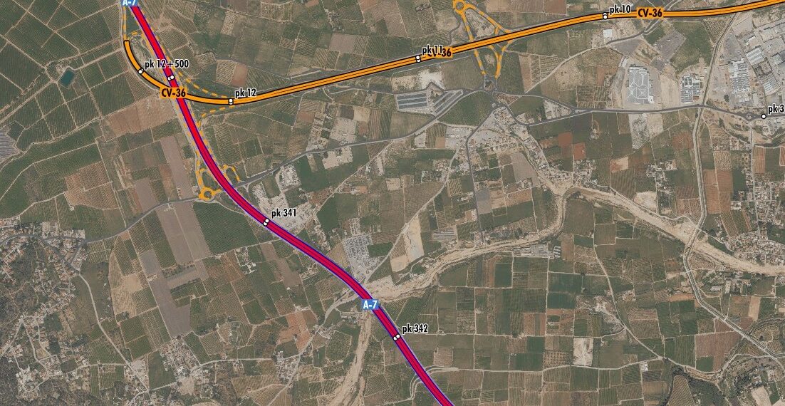 La Generalitat Valenciana arranca el mantenimiento del puente de la CV-36 sobre la A-7 entre Chiva y Torrent 1 La Generalitat arranca el mantenimiento del puente de la CV-36 sobre la A-7 entre Chiva y Torrent