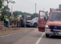 Rescatado el conductor de un vehículo tras sufrir un vuelco en la N-225 entre Nules y La Vall d'Uxó 11 Rescatado el conductor de un vehículo tras sufrir un vuelco en la N-225 entre Nules y La Vall d'Uxó