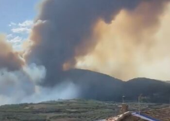 El incendio forestal de Tuéjar avanza sin control y despliega hasta 14 medios aéreos 14 El incendio forestal de Tuéjar avanza sin control y despliega hasta 14 medios aéreos