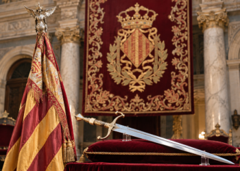 La espada de Jaume I acompañará a la Real Senyera en un 9 d’Octubre excepcional en Valencia