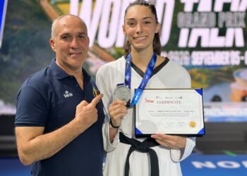 Taekwondo Internacional. Lena Moreno plata en el Gran Prix de muju