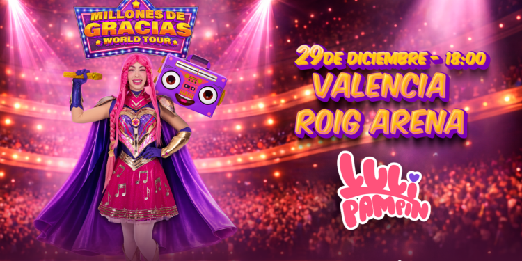 Luli Pampín llevará su nuevo espectáculo familiar al Roig Arena el 29 de diciembre