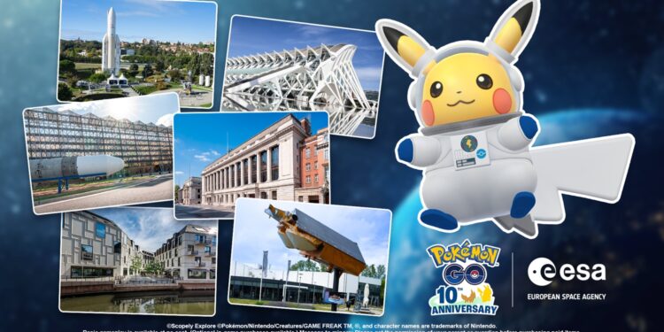 Pokémon GO y la Agencia Espacial Europea unen fuerzas para divulgar la ciencia a través del videojuego