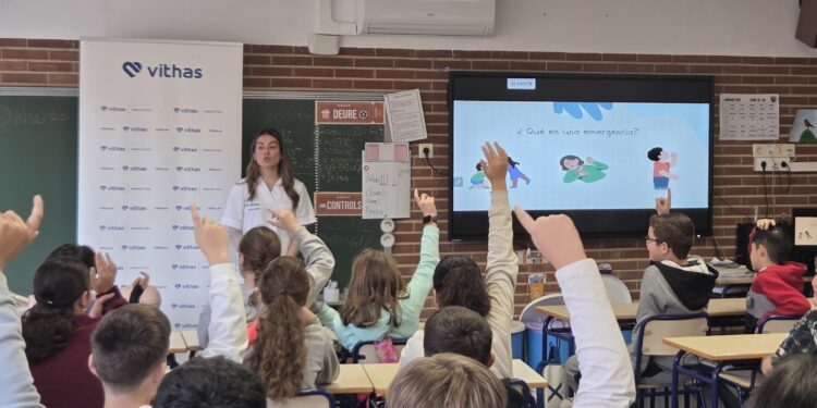 Vithas Aula Salud Colegios también vuelve a clase y reanuda sus talleres para formar a niños y adolescentes en hábitos saludables