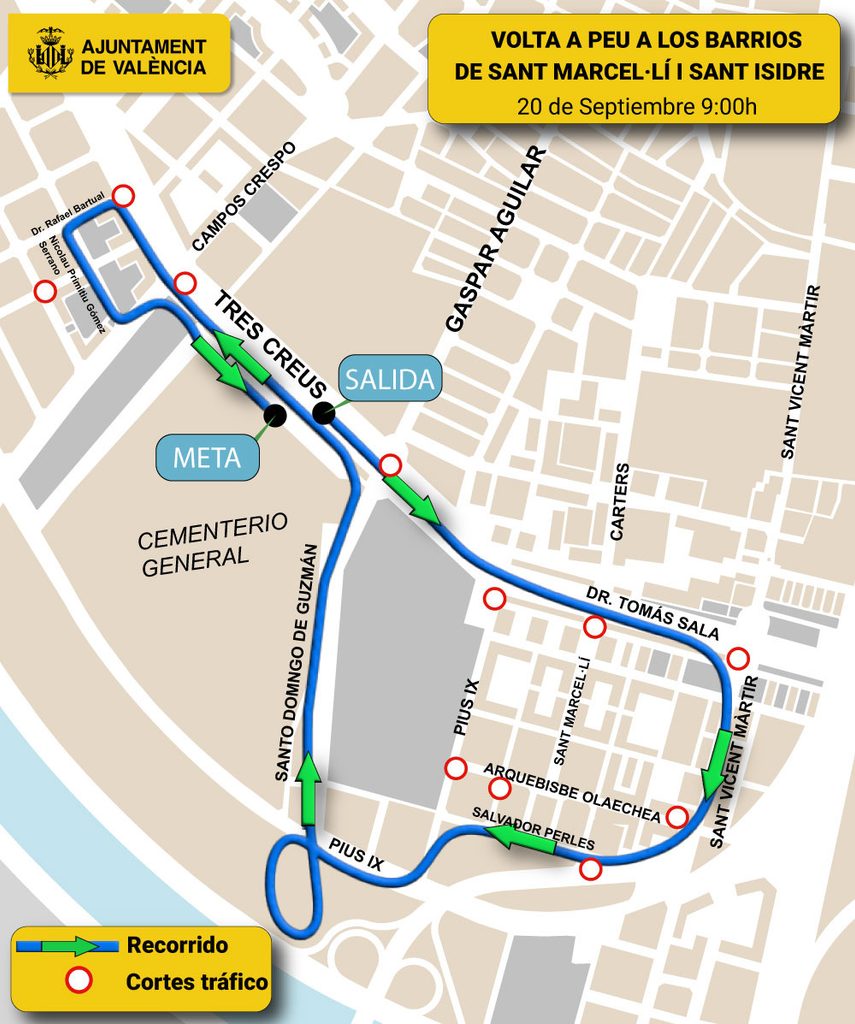 La 48ª Volta a Peu de Sant Marcel·lí y Sant Isidre cortará Tres Creus y modificará ocho líneas de la EMT este domingo 2 WhatsApp Image 2026 09 18 at 09.46.33