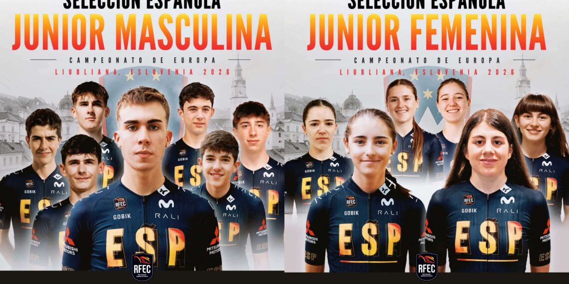 Benjamín Noval y Alejandra Neira liderarán a la Selección Española júnior en el Europeo de Liubliana