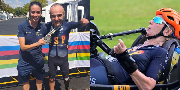 Ricardo Ten y Manuela Vos conquistan dos prateadas para España en el Mundial de Ciclismo Paralímpico 1 Ricardo Ten y Manuela Vos conquistan dos prateadas para España en el Mundial de Ciclismo Paralímpico