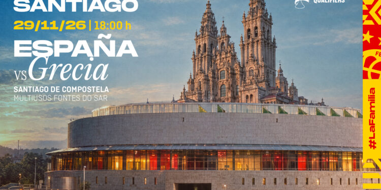 Baloncesto: Santiago de Compostela albergará el decisivo España-Grecia en la ruta hacia el Mundial 2027 1 Santiago de Compostela albergará el decisivo España-Grecia en la ruta hacia el Mundial 2027