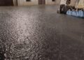Primeras inundaciones en l'Horta por lluvias torrenciales de más de 80 litros por metro cuadrado