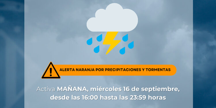 El 112 y la AEMET decretan la alerta naranja en Sagunto por intensas precipitaciones y granizo