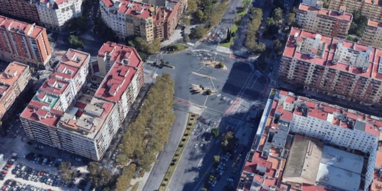 Valéncia transformará la rotonda de Blasco Ibáñez con Cardenal Benlloch para reducir su alta siniestralidad