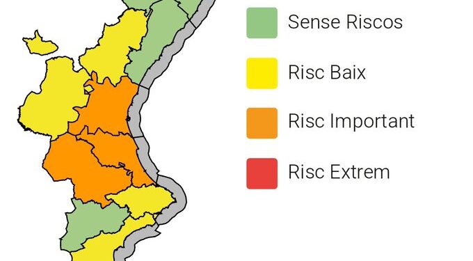La Comunitat Valenciana en alerta naranja por una ola de calor extremo que rondará los 40 grados 1 La Comunitat Valéncia en alerta naranja por una ola de calor extremo que rondará los 40 grados