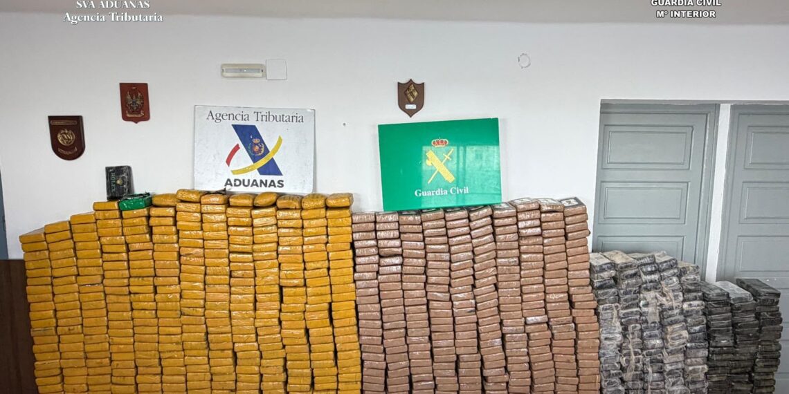 La Guardia Civil y la Agencia Tributaria incautan 862 kilos de cocaína en el puerto de Valencia procedentes de Ecuador