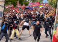 Choque en directo entre JUPOL y un representante de la acampada de Valencia: «Las imágenes hablan por sí solas»