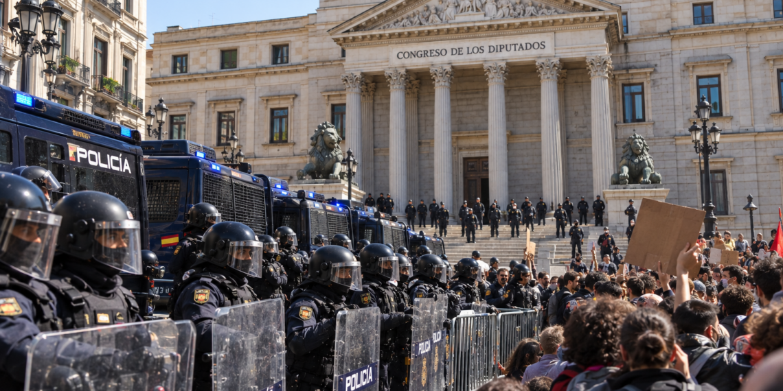 Madrid se prepara para una jornada de máxima tensión: amplio despliegue policial ante la protesta por la vivienda en el Congreso 1 5c465ecd 4d6e 4ad4 9bc7 c6fd2e714f1c