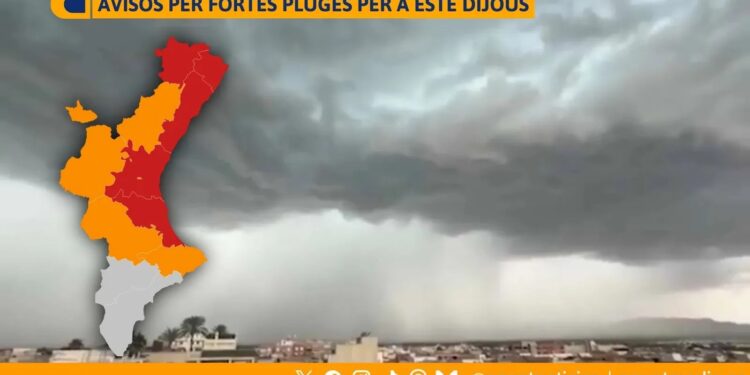 À Punt despliega una programación especial y moviliza 25 equipos de directo ante la Alerta Roja por lluvias torrenciales 1 À Punt despliega una programación especial y moviliza 25 equipos de directo ante la Alerta Roja por lluvias torrenciales
