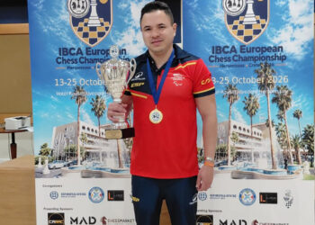 Daniel Pulvett se corona doble campeón continental tras conquistar el título europeo de ajedrez rápido para ciegos