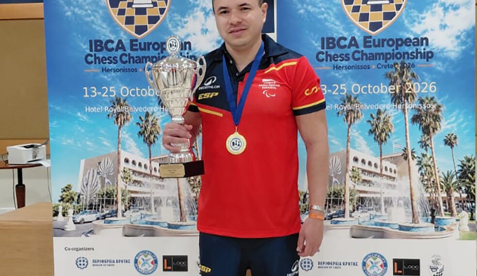 Daniel Pulvett se corona doble campeón continental tras conquistar el título europeo de ajedrez rápido para ciegos