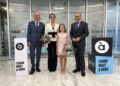 Las máximas representantes de las Fallas de 2027 inician su agenda oficial en los platós de À Punt