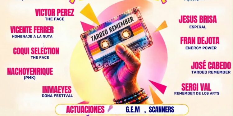 Torrent ultima los preparativos para vivir este sábado una gran tarde de música remember con entrada gratuita en el Recinto Ágora