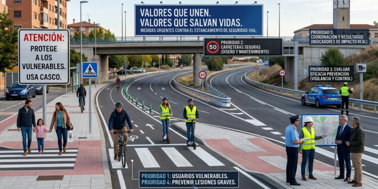Valores que Unen exige medidas urgentes ante el estancamiento de la seguridad vial y el repunte de heridos graves 1 Valores que Unen exige medidas urgentes ante el estancamiento de la seguridad vial y el repunte de heridos graves