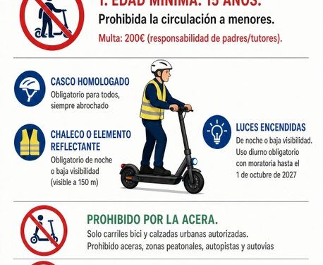 Entra en vigor la nueva regulación de la Dirección General de Tráfico para Vehículos de Movilidad Personal (VMP) 1 Entra en vigor la nueva regulación de la Dirección General de Tráfico para Vehículos de Movilidad Personal (VMP)
