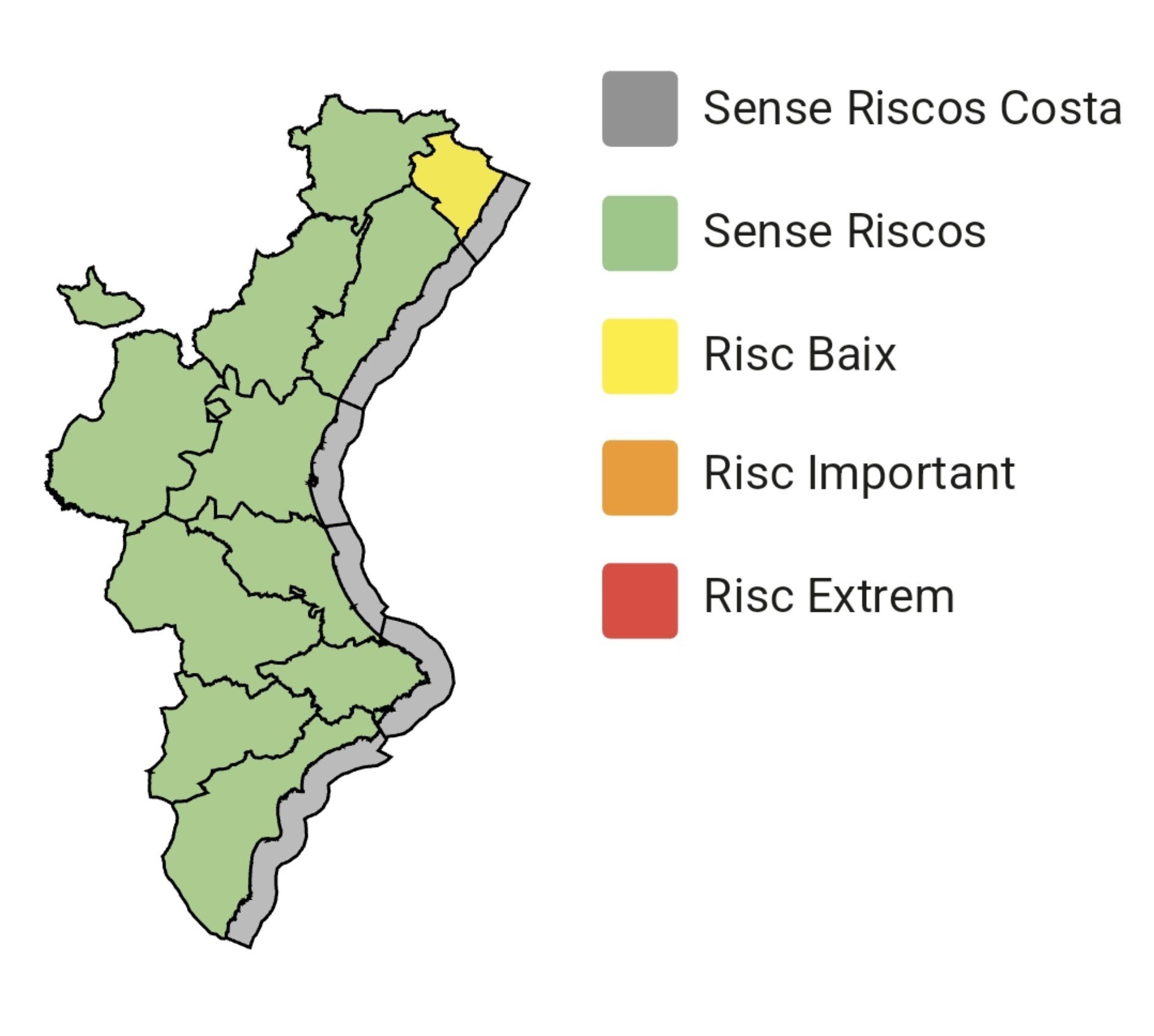 El episodio de lluvias amaina en la CV tras acumular otros 120 litros desde anoche y atender cerca de 300 emergencias 2 El episodio de lluvias amaina en la Comunitat Valenciana tras acumular otros 120 litros desde anoche y atender cerca de 300 emergencias
