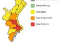 La GVA Emergencias decreta la alerta roja por lluvias extremas en el litoral de Valéncia y Alicante