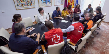 Gandía suspende toda actividad municipal ante la activación de la alerta roja por lluvias intensas
