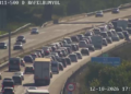La A-7 registra más de 8 kilómetros de retenciones en la provincia de Valéncia tras sufrir dos accidentes consecutivos en sentido Alicante