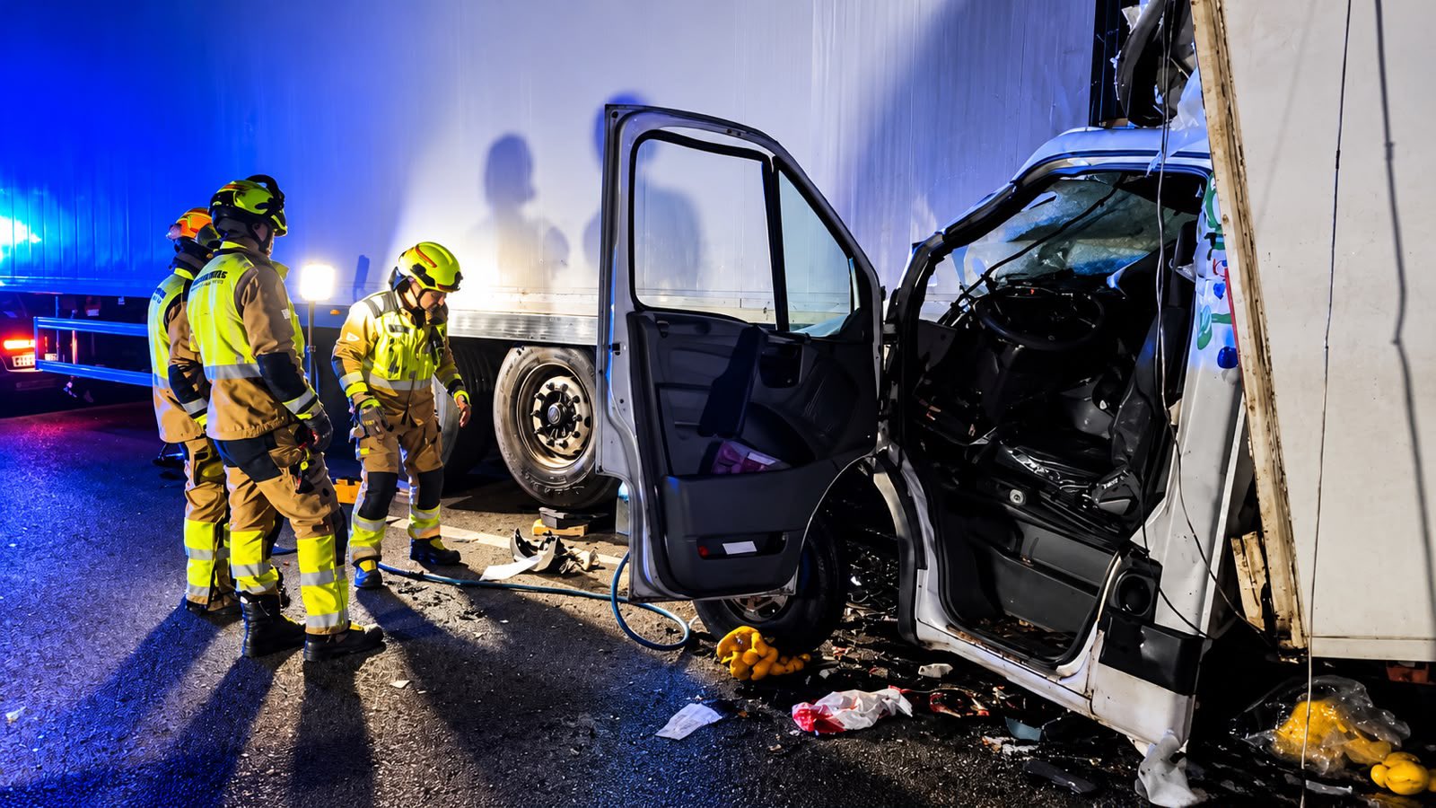 Los bomberos logran excarcelar al conductor atrapado tras un grave accidente en la AP-7 a la altura de Benicarló 3 HVlCjbpWMAEvkR0