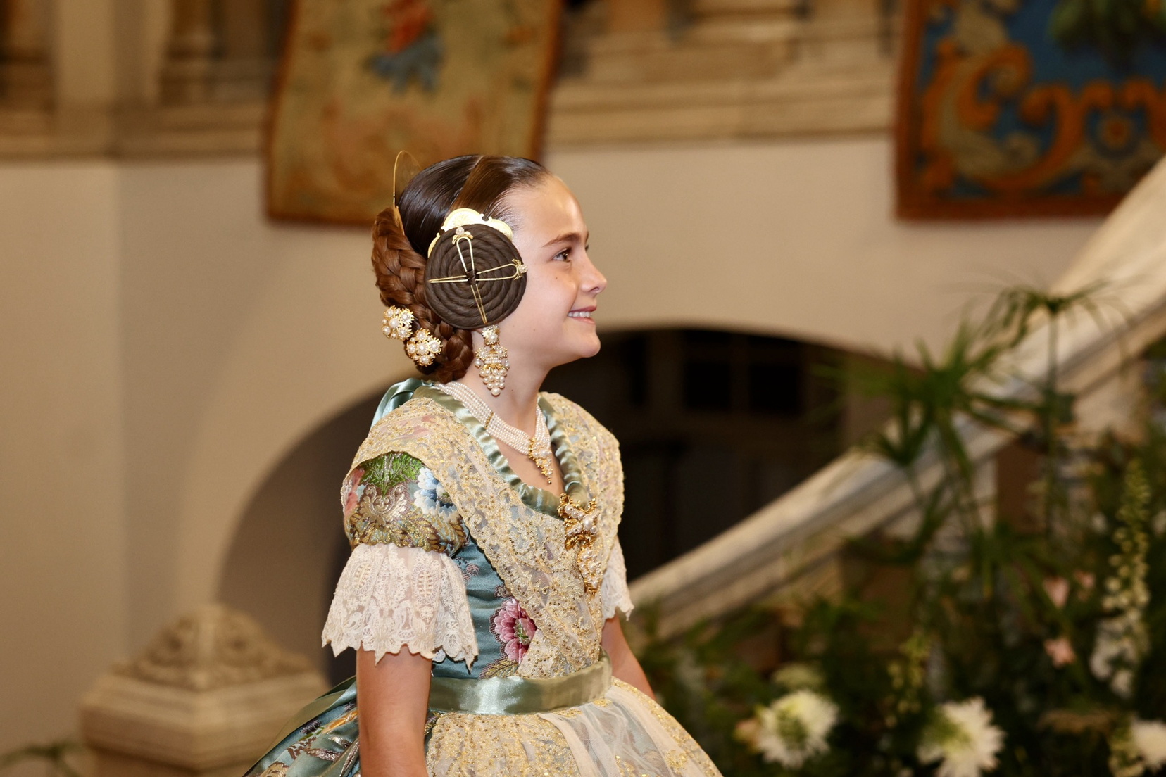 El Hemiciclo del Ayuntamiento de Valéncia se engalana para proclamar a Beatriz Blanco y Julia Vizcayno como máximas representantes de las Fallas 2027 2 IMG 6273