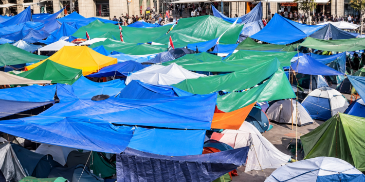 Jupol atribuye a la Delegacion del Gobierno la competencia sobre un posible desalojo de la acampada de Sol