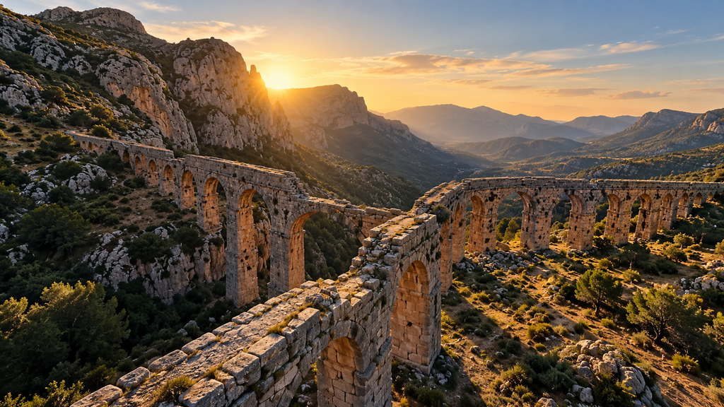 Pena Cortada el acueducto romano que atraviesa las montanas de Valencia 5