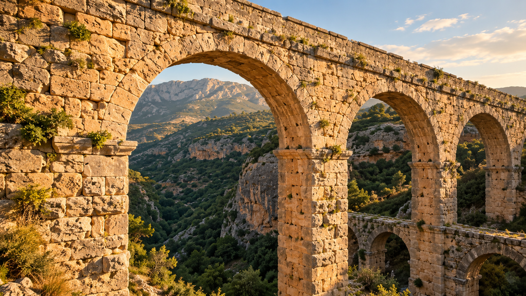 Pena Cortada el acueducto romano que atraviesa las montanas de Valencia 8