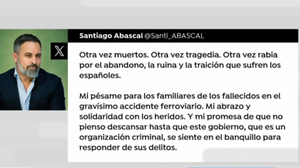 Reacciones de los politicos sobre el accidente de los trenes Puente callado 2