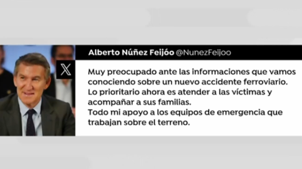 Reacciones de los politicos sobre el accidente de los trenes Puente callado 3